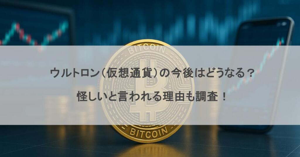 ウルトロン（仮想通貨）の今後はどうなる？怪しいと言われる理由も調査！