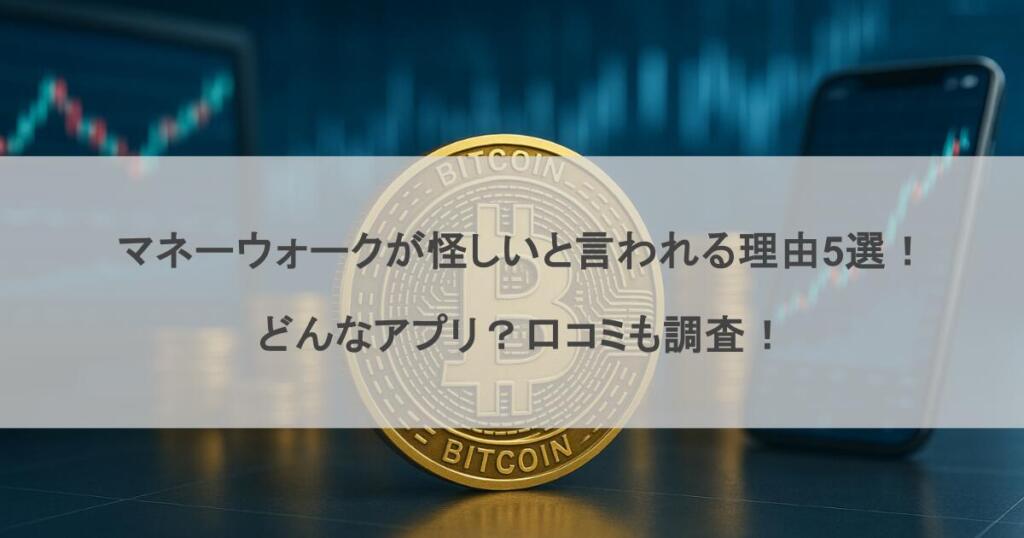 マネーウォークが怪しいと言われる理由5選！どんなアプリ？口コミも調査！