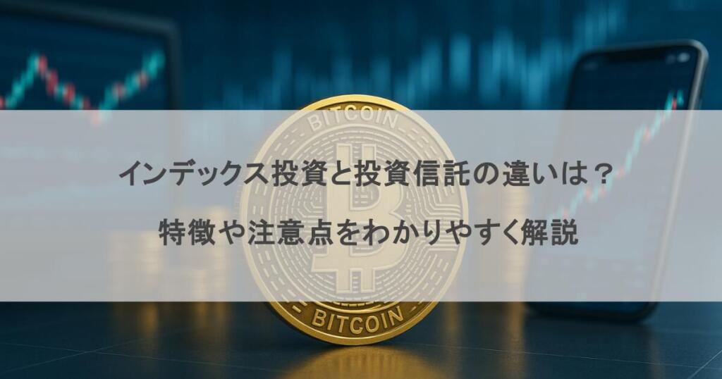 インデックス投資と投資信託の違いは？特徴や注意点をわかりやすく解説